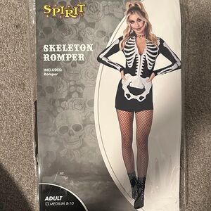 Spirit Adult Skeleton Romper